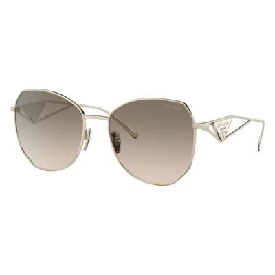 Prada Woman Sunglass PR 57YS - Frame color: Pale Gold, Lens color: Light Brown Gradient Light G