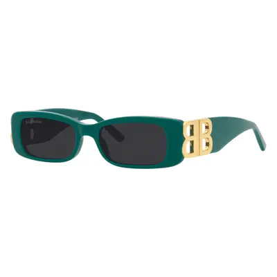 Balenciaga Woman Sunglass BB0096S - Frame color: Green, Lens color: Grey