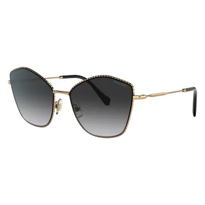 Miu Miu Woman Sunglass MU 60VS - Frame color: Antique Gold, Lens color: Grey Gradient