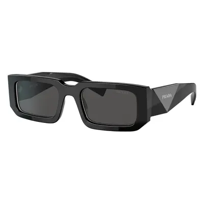 Prada Man Sunglass PR 06YS - Frame color: Black/White, Lens color: Dark Grey