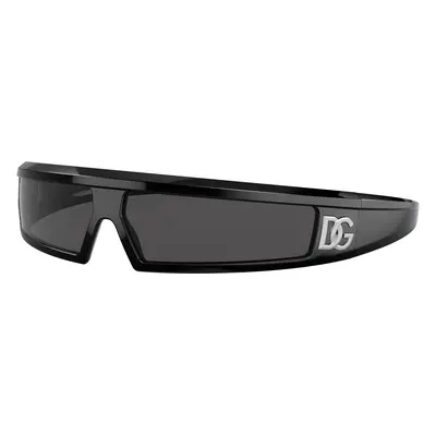 Dolce&Gabbana Unisex Sunglass DG6181 - Frame color: Black, Lens color: Dark Grey