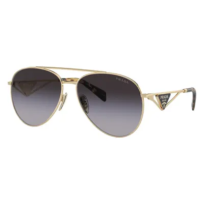 Prada Woman Sunglass PR 73ZS - Frame color: Pale Gold, Lens color: Grey Gradient