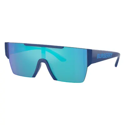 Burberry Unisex Sunglass JB4387 Kids - Frame color: Blue, Lens color: Green Mirror Light Blue