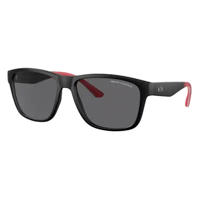 Armani Exchange Man Sunglass AX4135S - Frame color: Matte Black, Lens color: Grey Polarized