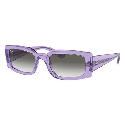 Ray-Ban Unisex Sunglass RB4395 Kiliane Bio-Based - Frame color: Transparent Violet, Lens color: