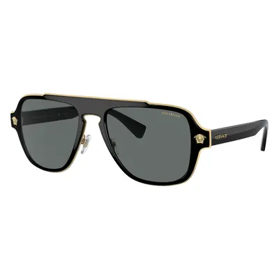 Versace Man Sunglass VE2199 - Frame color: Black, Lens color: Dark Grey