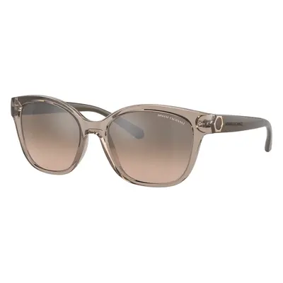 Armani Exchange Woman Sunglass AX4127S - Frame color: Brown, Lens color: Brown Mirror Silver Gr