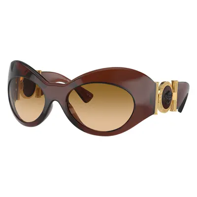 Versace Woman Sunglass VE4462 - Frame color: Transparent Brown, Lens color: Yellow Gradient Bro