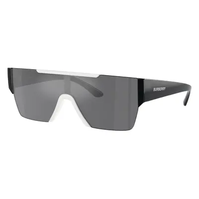 Burberry Man Sunglass BE4291 - Frame color: White, Lens color: Grey Mirror Black