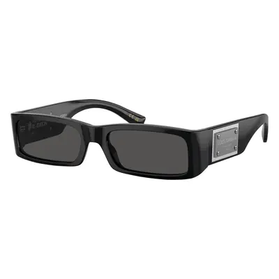 Dolce&Gabbana Man Sunglass DG4444 - Frame color: Black, Lens color: Dark Grey