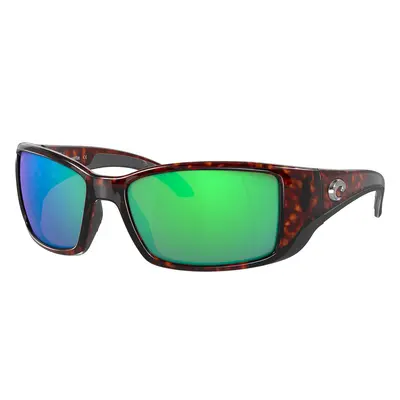 Costa Man Sunglass 6S9014 Blackfin - Frame color: Tortoise, Lens color: Green Mirror