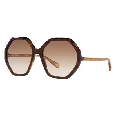 Chloé Unisex Sunglass CH0008S - Frame color: Black, Lens color: Brown Gradient