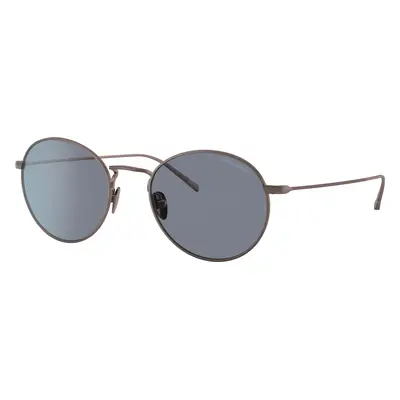 Giorgio Armani Man Sunglass AR6125 - Frame color: Matte Bronze, Lens color: Blue