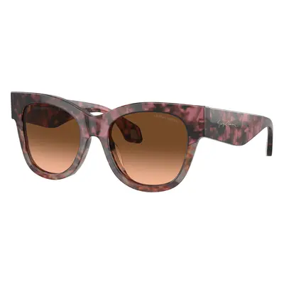 Giorgio Armani Woman Sunglass AR8195U - Frame color: Bordeaux Havana/Havana Grey, Lens color: P