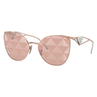 Prada Woman Sunglass PR 50ZS - Frame color: Pink Gold, Lens color: Alabastro