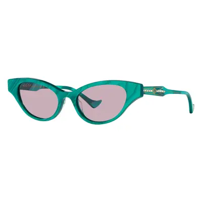 Gucci Woman Sunglass GG1298S - Frame color: Green, Lens color: Purple