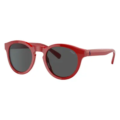 Polo Ralph Lauren Man Sunglass PH4184 - Frame color: Shiny Red, Lens color: Grey