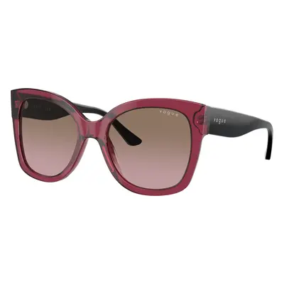 Vogue Eyewear Woman Sunglass VO5338S - Frame color: Transparent Cherry, Lens color: Violet Grad