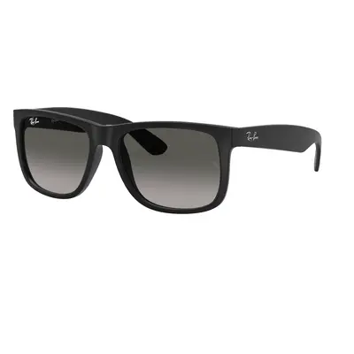 Ray-Ban Man Sunglass RB4165 Justin Classic - Frame color: Rubber Black, Lens color: Dark Grey