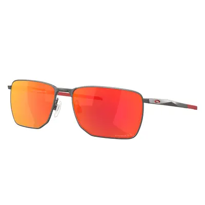 Oakley Man Sunglass OO4142 Ejector - Frame color: Matte Gunmetal, Lens color: Prizm Ruby