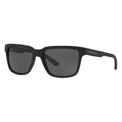 Armani Exchange Unisex Sunglass AX4026S - Frame color: Matte & Shiny Black, Lens color: Grey