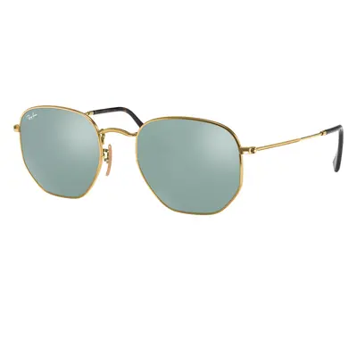 Ray-Ban Unisex Sunglass RB3548N Hexagonal Flat Lenses - Frame color: Arista Gold, Lens color: S