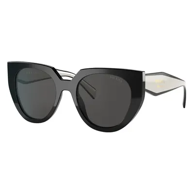 Prada Woman Sunglass PR 14WS - Frame color: Black/Talc, Lens color: Dark Grey