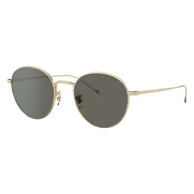 Oliver Peoples Unisex Sunglass OV1306ST Altair - Frame color: Brushed Gold, Lens color: Carbon 