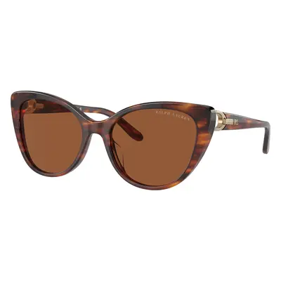 Ralph Lauren Woman Sunglass RL8215BU - Frame color: Stripped Havana, Lens color: Gradient Brown