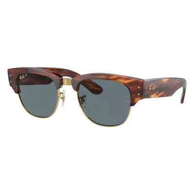 Ray-Ban Unisex Sunglass RB0316S Mega Clubmaster - Frame color: Striped Havana, Lens color: Dark