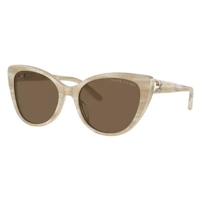 Ralph Lauren Woman Sunglass RL8215BU - Frame color: Cream Horn, Lens color: Brown