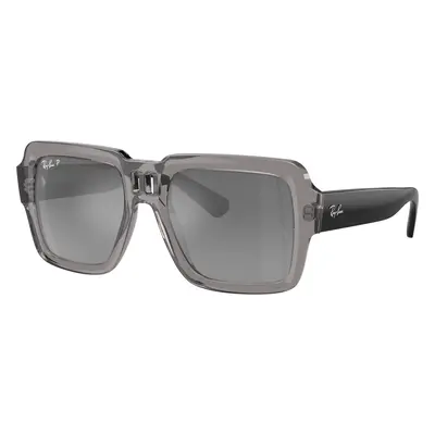 Ray-Ban Unisex Sunglass RB4408 Magellan Bio-Based - Frame color: Transparent Grey, Lens color: 