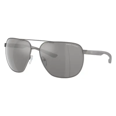 Armani Exchange Man Sunglass AX2047S - Frame color: Matte Gunmetal, Lens color: Grey Mirror Sil