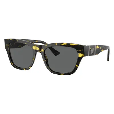 Versace Man Sunglass VE4457 - Frame color: Havana, Lens color: Dark Grey