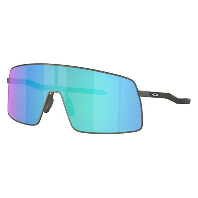 Oakley Man Sunglass OO6013 Sutro TI - Frame color: Satin Lead, Lens color: Prizm Sapphire