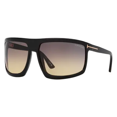 Tom Ford Unisex Sunglass Clint-02 - Frame color: Black, Lens color: Grey Gradient