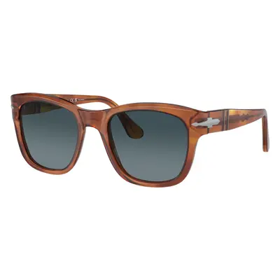 Persol Unisex Sunglass PO3313S - Frame color: Terra Di Siena, Lens color: Light Blue Gradient D