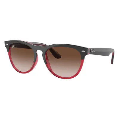 Ray-Ban Unisex Sunglass RB4471 Iris - Frame color: Grey On Transparent Red, Lens color: Brown