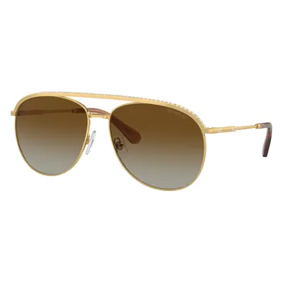 Swarovski Woman Sunglass SK7005 - Frame color: Gold, Lens color: Polar Gradient Brown