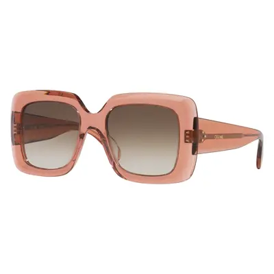 Celine Woman Sunglass Bold 3 Dots CL40263I - Frame color: Pink, Lens color: Brown