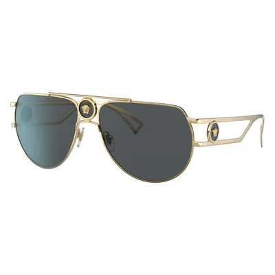 Versace Man Sunglass VE2225 - Frame color: Gold, Lens color: Grey