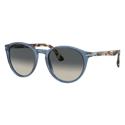 Persol Man Sunglass PO3152S - Frame color: Transparent Navy, Lens color: Light Grey Gradient Da