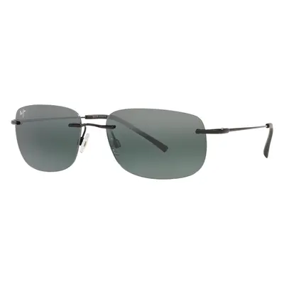 Maui Jim Unisex Sunglass Ohai - Frame color: Black, Lens color: Neutral Grey Polarized