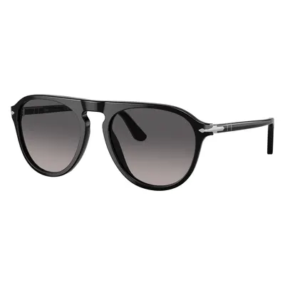 Persol Unisex Sunglass PO3302S - Frame color: Black, Lens color: Grey Gradient Polarized