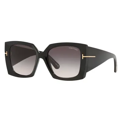 Tom Ford Woman Sunglass FT0921 - Frame color: Black Shiny, Lens color: Grey Grad