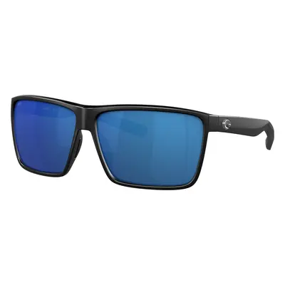 Costa Man Sunglass 6S9018 Rincon - Frame color: Matte Black, Lens color: Blue Mirror