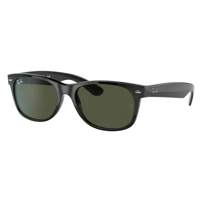 Ray-Ban Unisex Sunglass RB2132 New Wayfarer Classic - Frame color: Black, Lens color: G-15 Gree