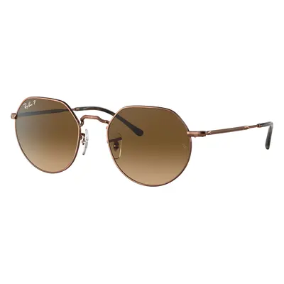 Ray-Ban Unisex Sunglass RB3565 Jack - Frame color: Medium Copper, Lens color: Brown