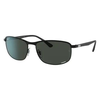 Ray-Ban Unisex Sunglass RB3671CH Chromance - Frame color: Black, Lens color: Dark Grey