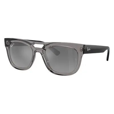 Ray-Ban Unisex Sunglass RB4426 Phil Bio-Based - Frame color: Transparent Grey, Lens color: Silv